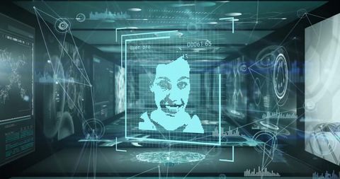 Digital Data Processing with Network Connections Graphics - Download Free Stock Images Pikwizard.com