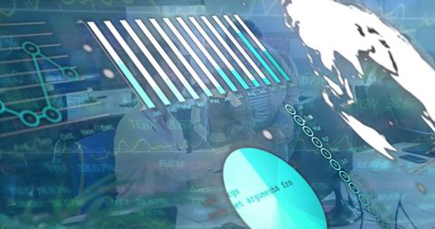 Global Finance and Data Analysis Integration - Download Free Stock Images Pikwizard.com