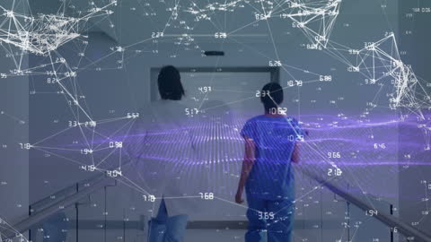 Doctors and Nurses Navigating Digital Data Health Integration