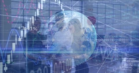 Global Finance Collaboration Networking Digital Interface - Download Free Stock Images Pikwizard.com