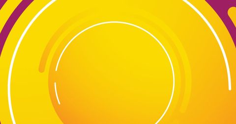 Vibrant Yellow Circles on Purple Background Concept Art