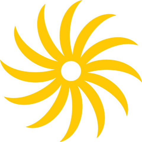 yellow spiral pattern with curved shapes on transparent background - Download Free Stock Videos Pikwizard.com