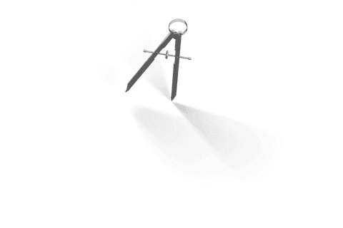 transparent background illustration of vector compass drawing tool - Download Free Stock Videos Pikwizard.com