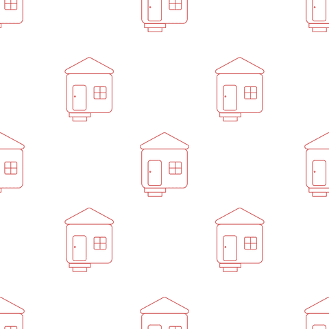 red house pattern on transparent background - Download Free Stock Videos Pikwizard.com