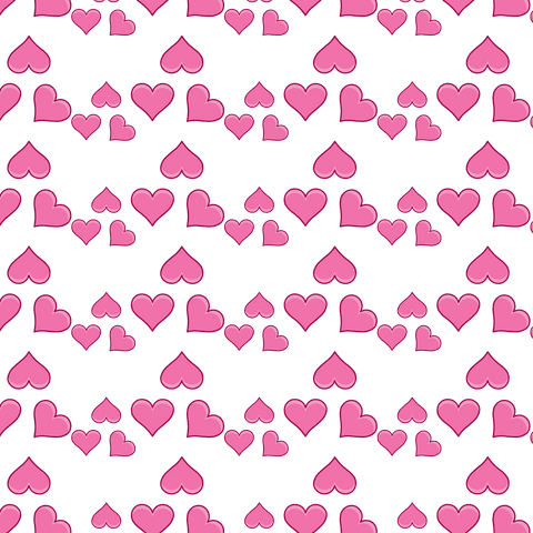 Pink Heart Pattern on Transparent Background Seamless Vector - Download Free Stock Videos Pikwizard.com