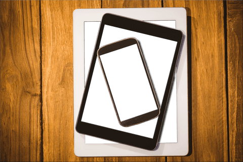 transparent tablets and smartphone with wood background for mockup - Download Free Stock Videos Pikwizard.com