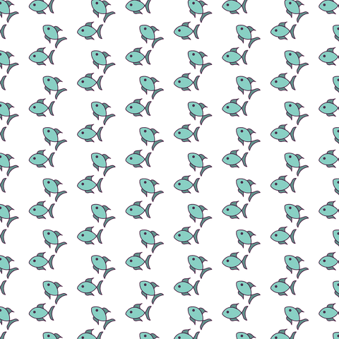 seamless pattern of blue fish, transparent background vector - Download Free Stock Videos Pikwizard.com