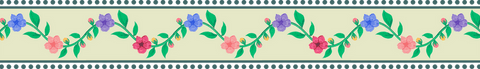 Colorful Floral Vine Border with Transparent Background Design - Download Free Stock Videos Pikwizard.com