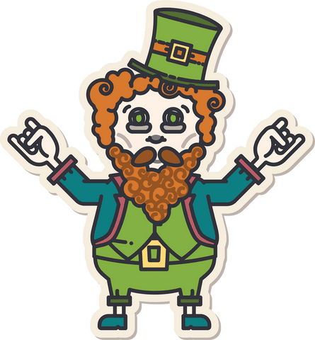 Cheerful Ginger Character in Green Suit on Transparent Background - Download Free Stock Videos Pikwizard.com
