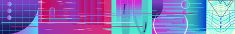 Abstract Multicolor Geometric Overlay in Transparent Digital Design - Download Free Stock Videos Pikwizard.com