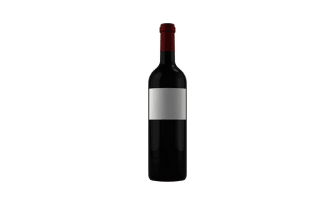 transparent red wine bottle with blank label png for celebrations - Download Free Stock Videos Pikwizard.com
