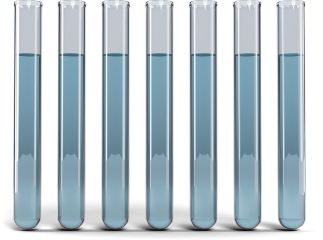 Transparent Test Tubes with Chemical Solution on Transparent Background - Download Free Stock Videos Pikwizard.com