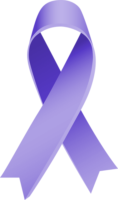 Purple Ribbon Symbol on Transparent Background, Supporting Causes, Vector Illustration - Download Free Stock Videos Pikwizard.com