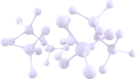 Transparent Molecule Structures on White Background, Abstract Chemistry Concept - Download Free Stock Videos Pikwizard.com
