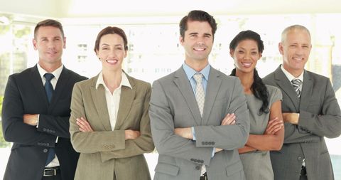 Confident and Diverse Business Team in Office - Download Free Stock Images Pikwizard.com
