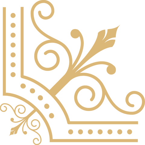 vintage golden ornamental corner filigree on transparent background - Download Free Stock Videos Pikwizard.com