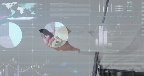 Digital Data Analysis on Smartphone with Financial Infographics