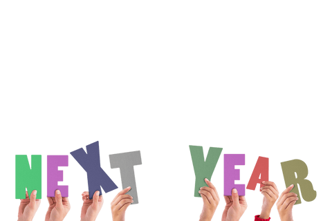 Hands Holding Colorful Letters Forming Transparent Text 'NEXT YEAR' - Download Free Stock Videos Pikwizard.com