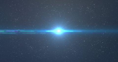 radiant blue light amidst starry night sky - Download Free Stock Images Pikwizard.com