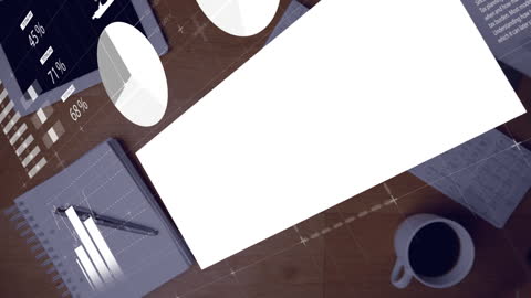 Digital Transformation in Office Environment with Data Graphics