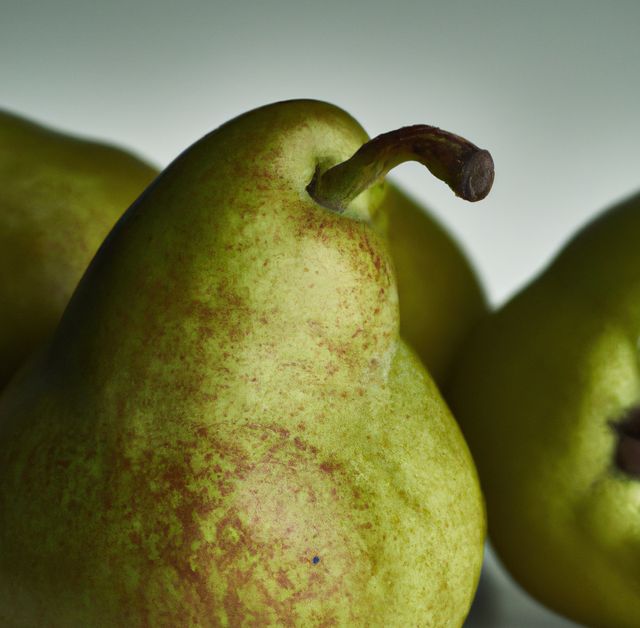 Close up of multiple green fresh pears on white background - Download Free Stock Photos Pikwizard.com