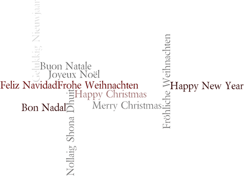 multilingual happy new year wishes on transparent background - Download Free Stock Videos Pikwizard.com