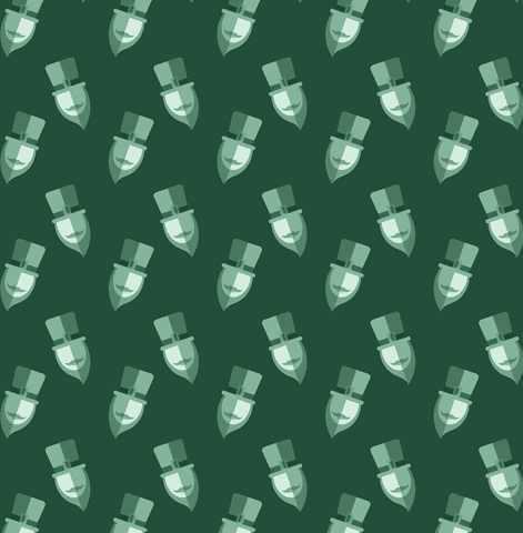 Transparent Leprechaun Pattern for St. Patrick's Day Decorations - Download Free Stock Videos Pikwizard.com