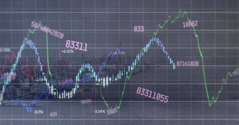 Dynamic Financial Graphs Overlaying Modern Cityscape - Download Free Stock Images Pikwizard.com