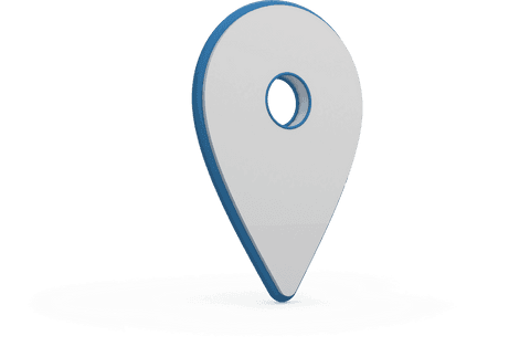 transparent gps location symbol with blue outline - Download Free Stock Videos Pikwizard.com