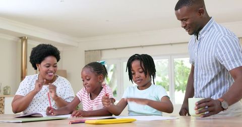 Family Bonding Through Homework and Conversation at Home