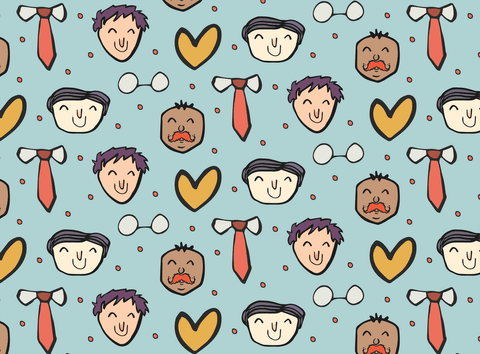 playful human face pattern on transparent background - Download Free Stock Videos Pikwizard.com