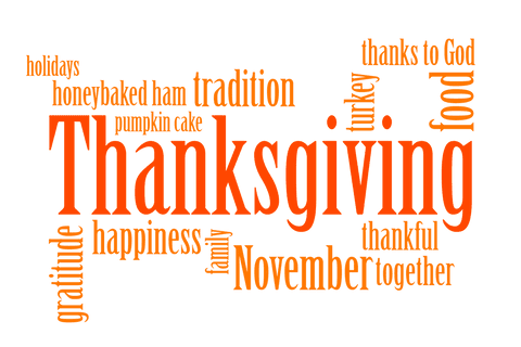 thanksgiving word cloud on transparent background - Download Free Stock Videos Pikwizard.com