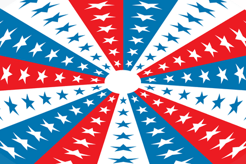 patriotic radiating stars with transparent background - Download Free Stock Videos Pikwizard.com