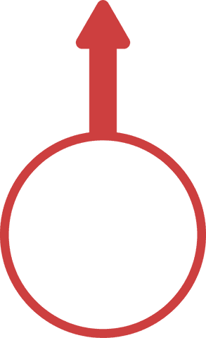 Red Arrow with Circle on Transparent Background - Download Free Stock Videos Pikwizard.com