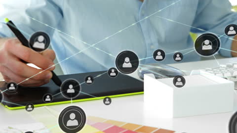 Creative Collaboration Network in Digital Design Setting