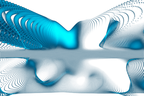 Abstract Blue Digital Wave on Transparent Background - Download Free Stock Videos Pikwizard.com