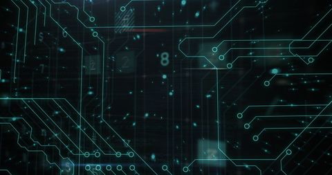 Futuristic Digital Data Processing Circuitry Design - Download Free Stock Images Pikwizard.com
