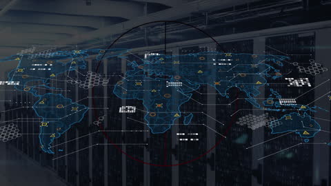 Global Data Processing with Digital Interface in Server Room