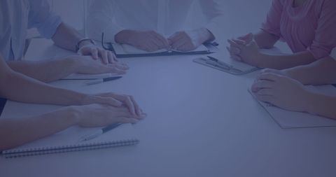 Business Meeting and Networking Concept with Digital Overlay - Download Free Stock Images Pikwizard.com