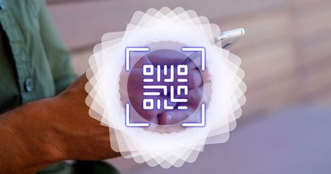 Digital healthcare qr code interface