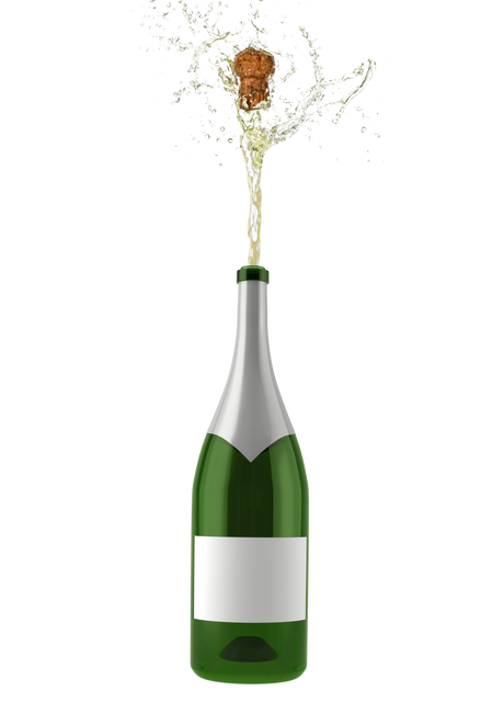 Champagne Bottle Popping with Splash on Transparent Background - Download Free Stock Videos Pikwizard.com