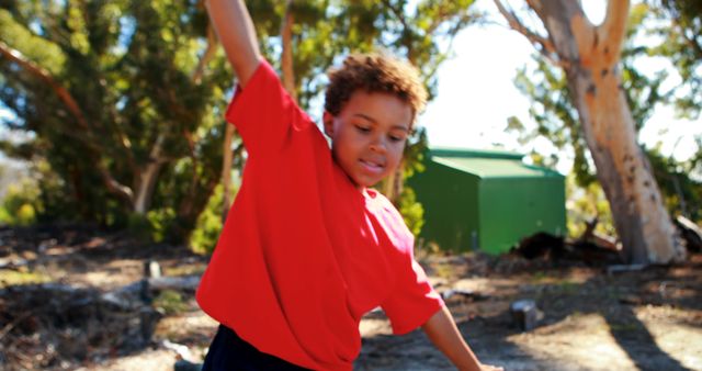 Young Child Experiencing Fun in Nature Outdoors - Download Free Stock Images Pikwizard.com