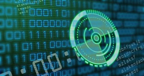 Digital Data Processing and Online Security Interface - Download Free Stock Images Pikwizard.com