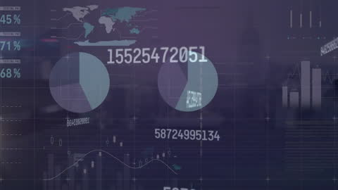 Digital Data Visualization in Urban Background