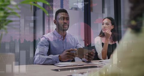 Diverse Professionals Analyzing Financial Data in Office - Download Free Stock Images Pikwizard.com