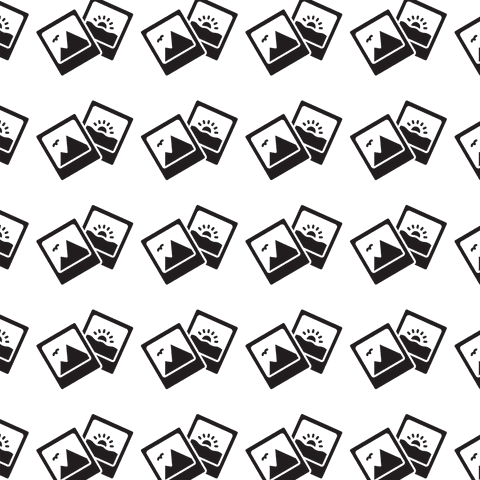 Repeated Polaroid Photo Pattern on Transparent Background - Download Free Stock Videos Pikwizard.com