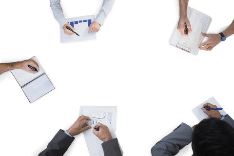 Collaborative Business Meeting with Transparent Background - Download Free Stock Videos Pikwizard.com