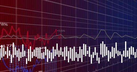 Digital Analysis of Financial Data with Dynamic Graphs - Download Free Stock Images Pikwizard.com