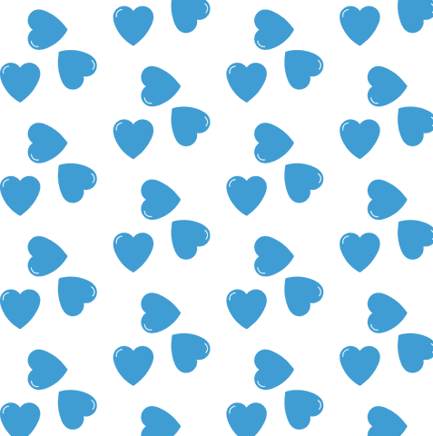 Blue Heart Pattern on Transparent Background for Creative Design - Download Free Stock Videos Pikwizard.com