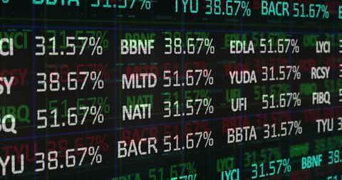 Financial Data Display with Stock Market Statistics - Download Free Stock Images Pikwizard.com